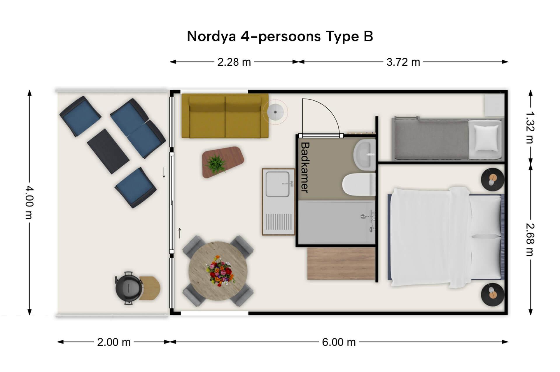 Nordya 4-persoons Type-B